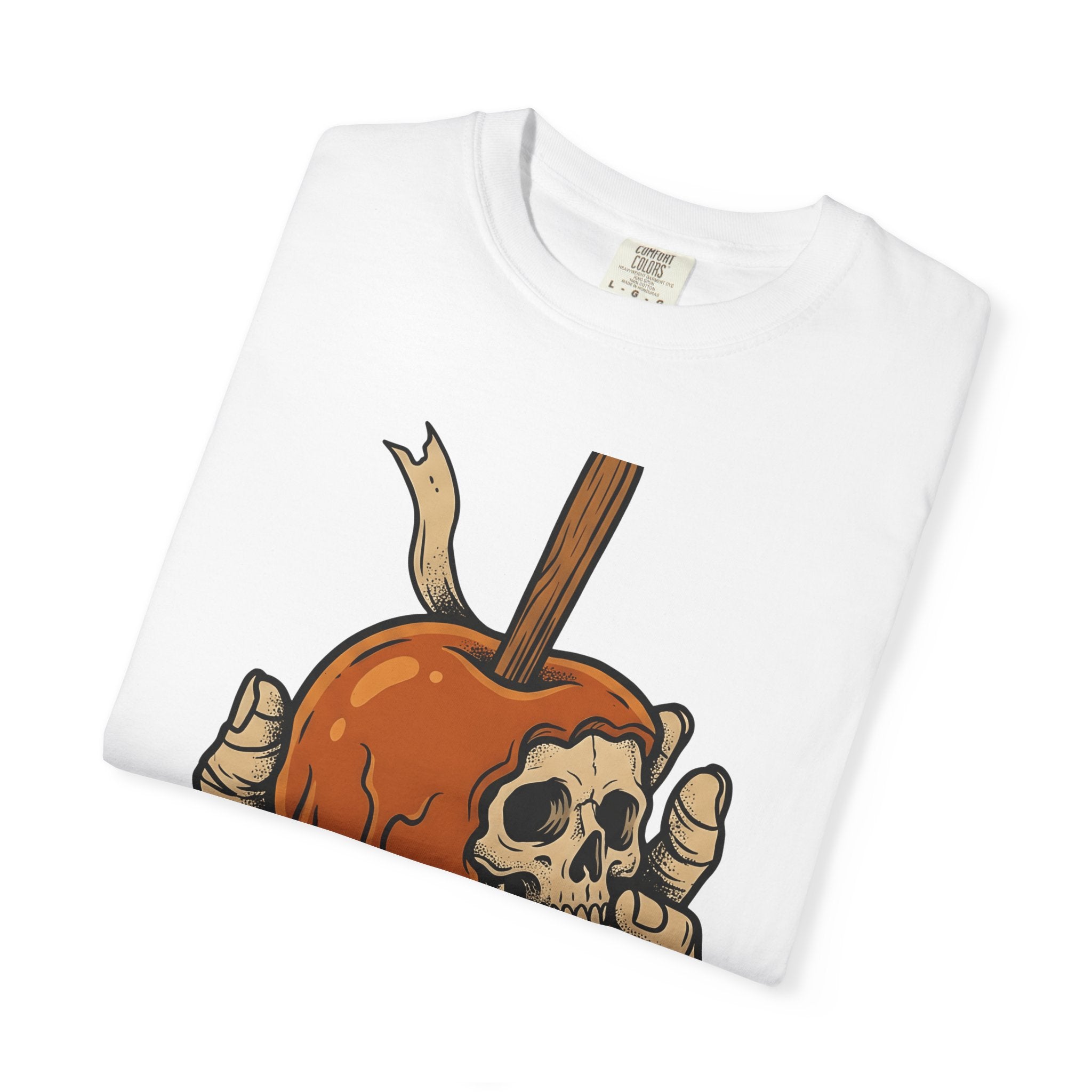 Mummy Claw Candy Apple Shirt Halloween Fright Gift Women Horror Tee Candy Apple T-Shirt Spooky Fan Macabre Tshirt Terror Graphic Old School