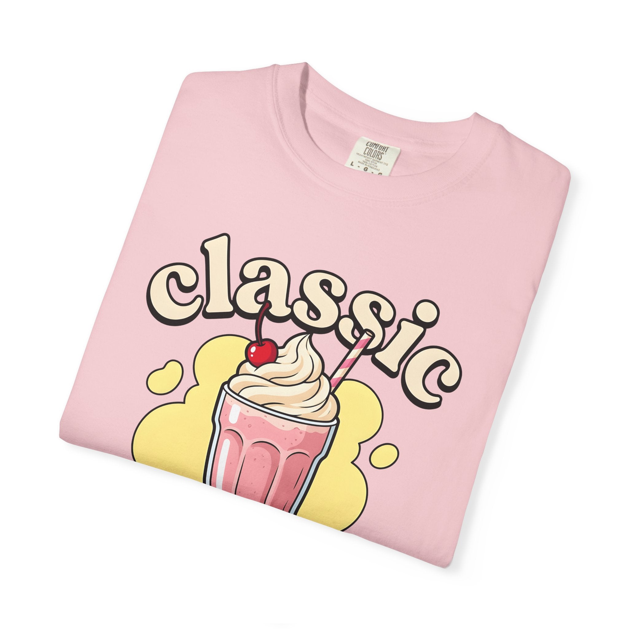 Milkshake Shirt Desserts Snack Gift Women Cartoon Tee Shake T-Shirt Sweets Fan Toon Tshirt Munchie Graphic Vintage Cherry Tshirt