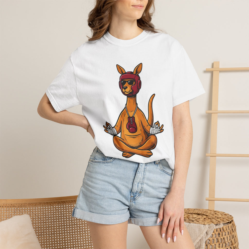 Fighting Kangaroo Shirt Sports Fitness Gift Women Comic Tee Roo T-Shirt Athlete Enthusiast Cartoon Tshirt Workout Graphic Vintage Mitts