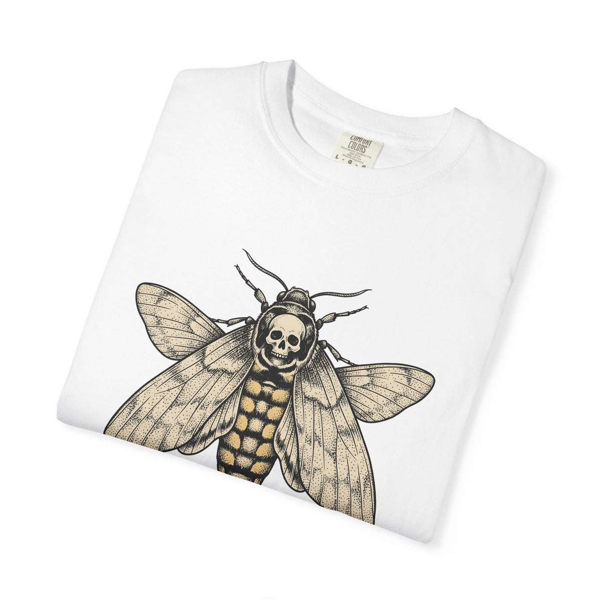 Skeleton Moth Shirt Cottagecore Dark Unisex Gift Retro Tee Moth T-Shirt