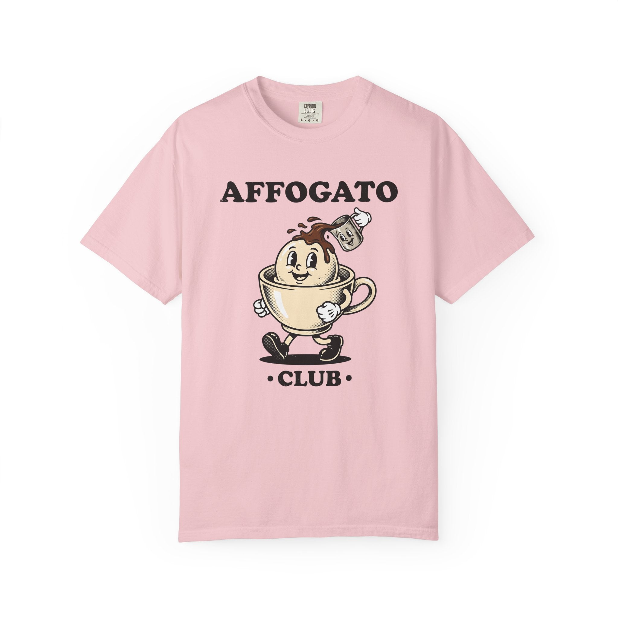 Coffee Ice Cream Cone Shirt Coffee Cuisine Gift Women Animated Tee Ice Cream Cone T-Shirt Coffee Fan Cartoon Tshirt Food Graphic Hand Drawn