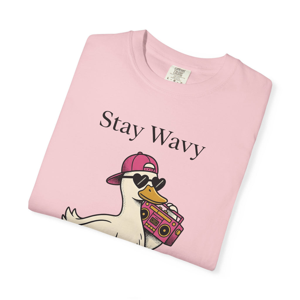 Duck Skateboard Shirt Funny Wildlife Gift Women Comic Tee Duckling T-Shirt Humor Fan Cartoon Tshirt Animal Graphic Vintage Stereo Tshirt