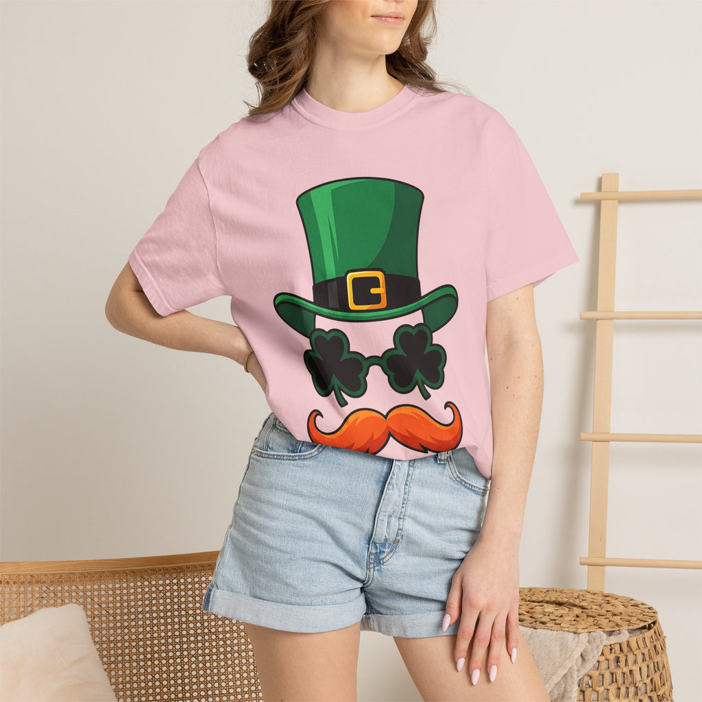 Leprechaun Hat Shirt St Patrick's Day Gag Gift Women Illustration Tee Top Hat T-Shirt St Patricks Fan Illustrated Tshirt Prank Graphic