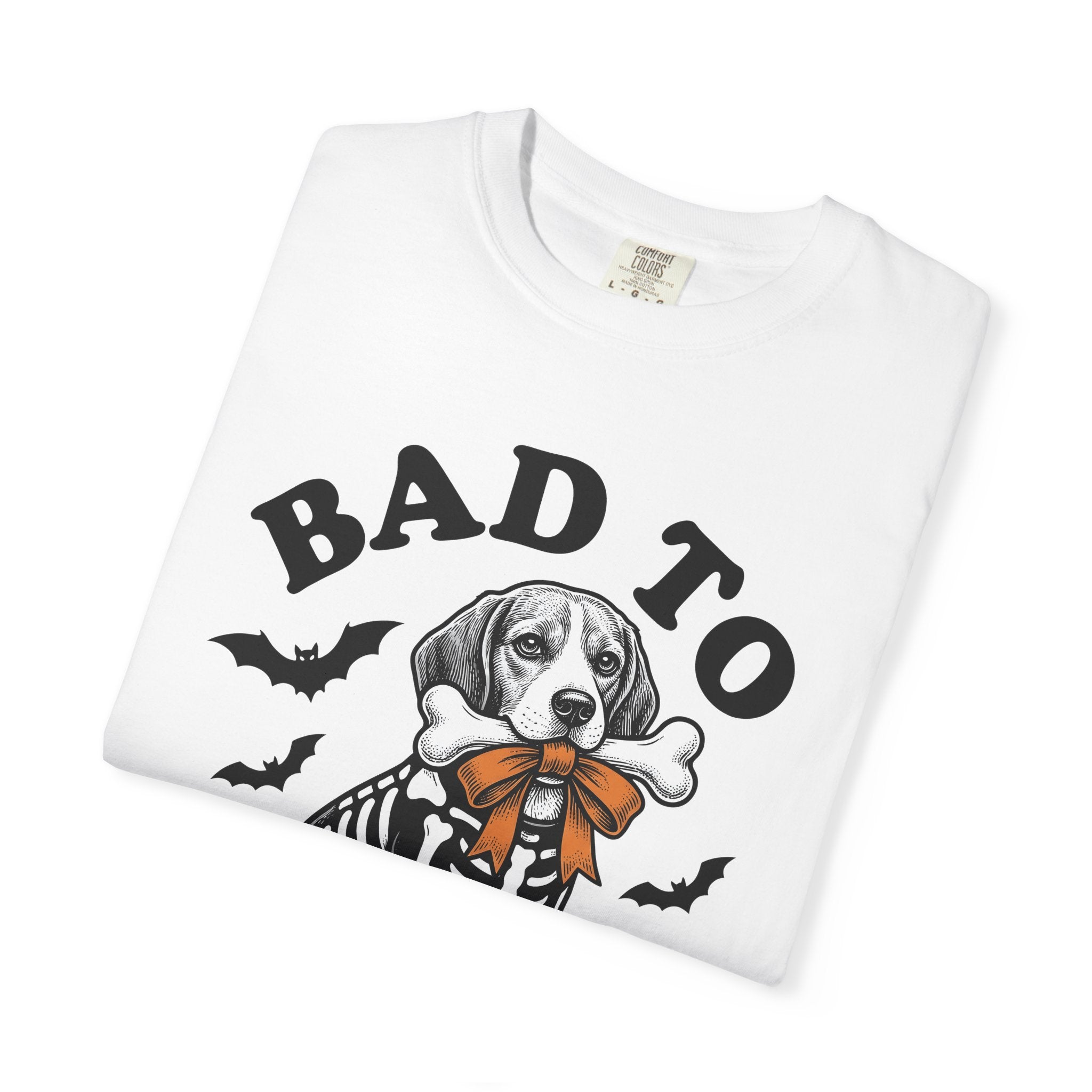 Skeleton Dog Shirt Dog Halloween Gift Women Vintage Tee Dog Skeleton T-Shirt Dog Fan Retro Tshirt Spooky Graphic Hand Drawn Bats Tshirt