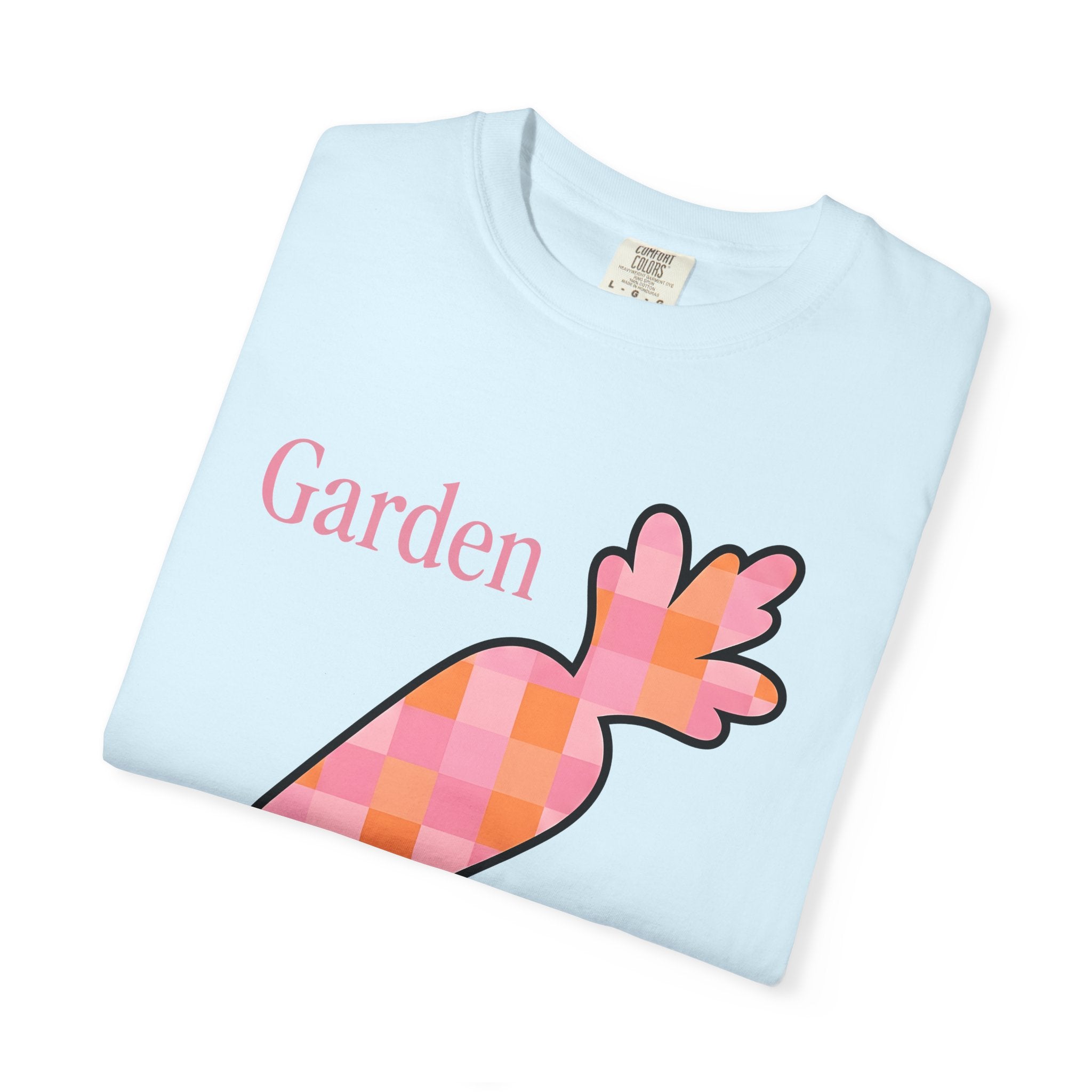Tartan Carrot Shirt Easter Botany Gift Women Vintage Tee Carrot Top T-Shirt Easter Fan Retro Tshirt Floral Graphic Sleek Muted Plaid Motif