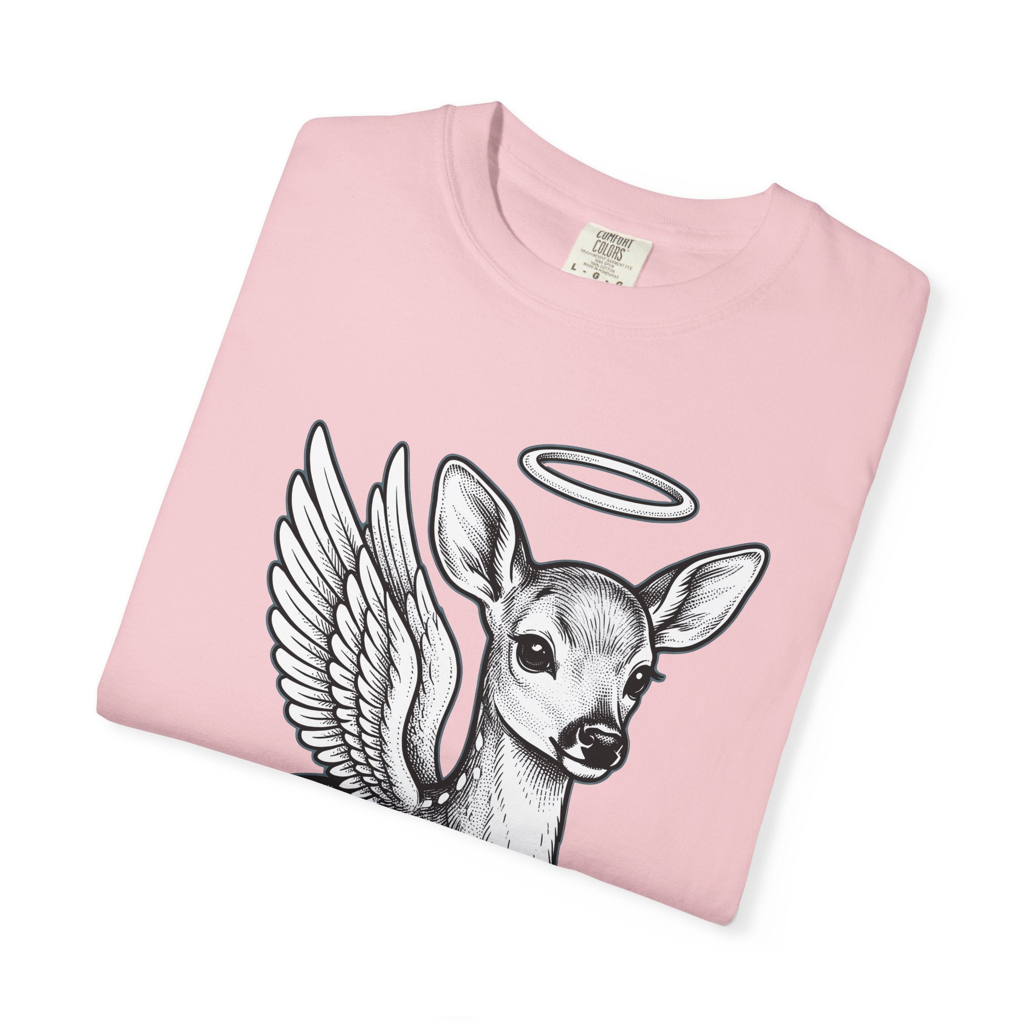 Mythical Doe Shirt Cute Wildlife Gift Women Cartoon Tee Fawn T-Shirt Adorable Fan Cartoonish Tshirt Wildlife Graphic Classic Plumage Tshirt