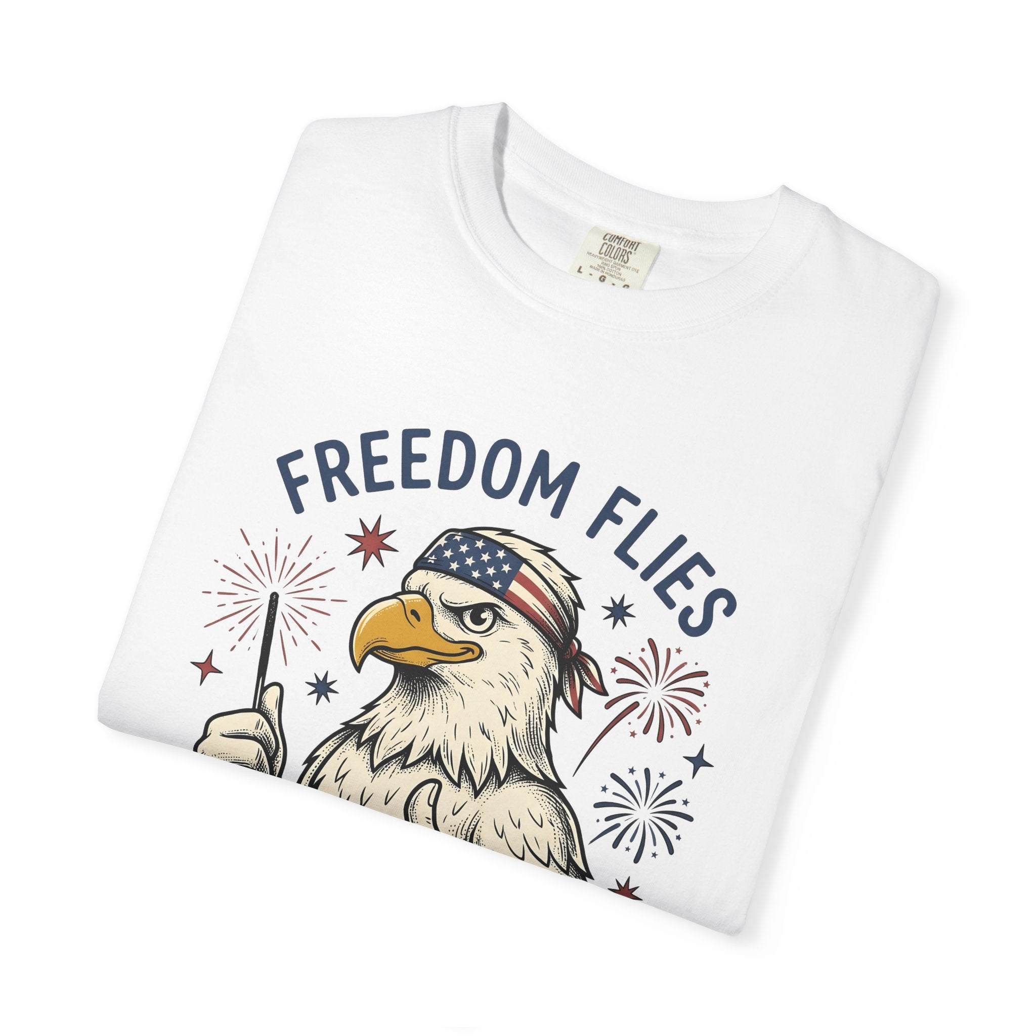 Eagle Flag Shirt America Independence Gift Women Vintage Tee Patriotic T-Shirt American Fan Old School Tshirt Freedom Graphic Classic