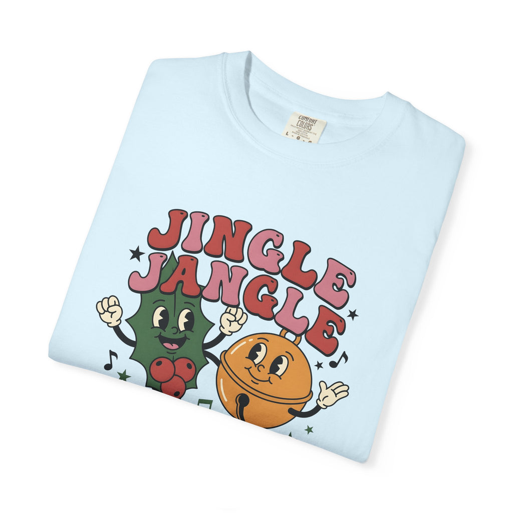 Holly Jingle Bell Shirt Christmas Event Gift Women Caricature Tee Jingle Bell T-Shirt Christmas Fan Cartoon Tshirt Party Graphic Classic