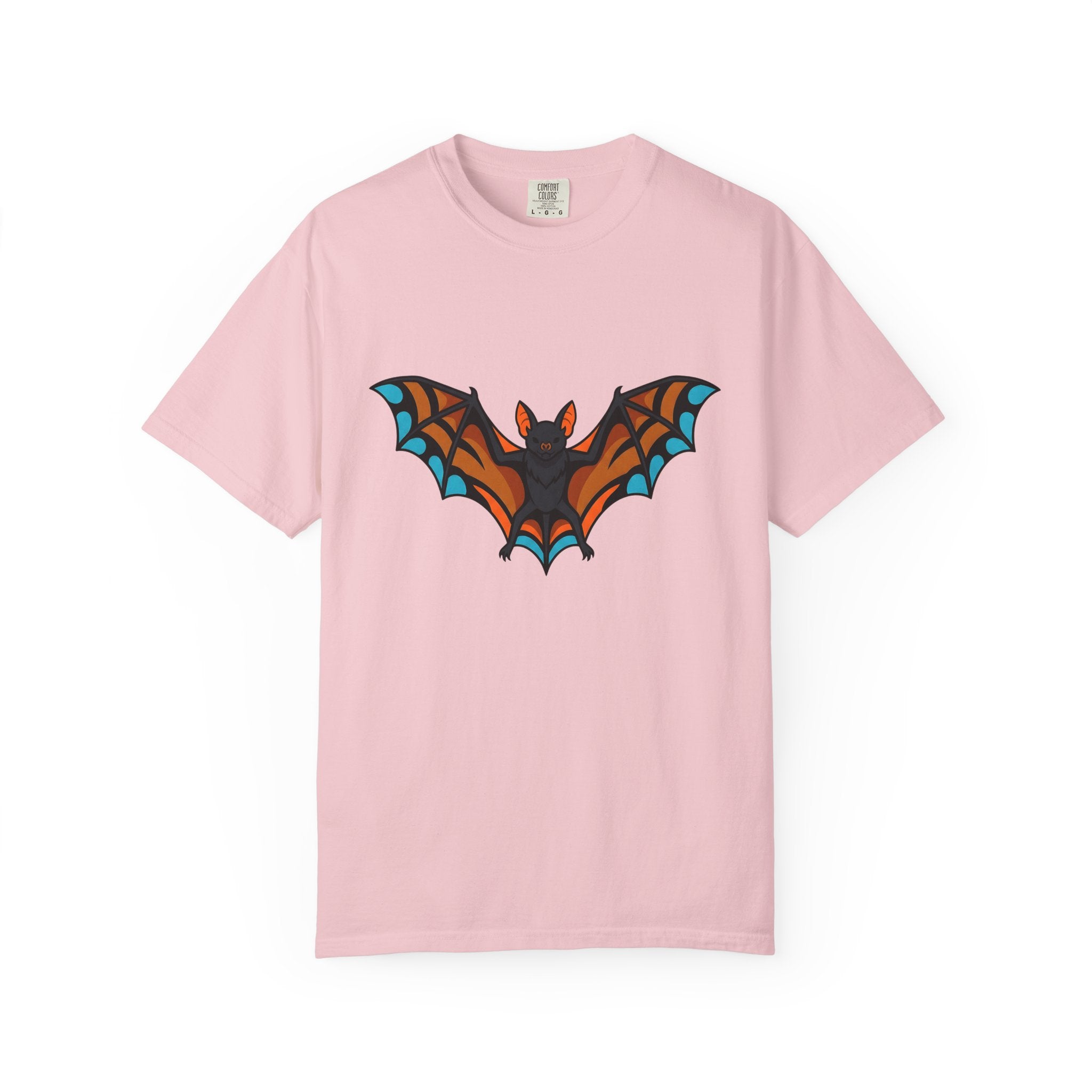 Bat Sketch Shirt Cottagecore Spooky Gift Women Graphic Tee Bat T-Shirt Cottage Fan Abstract Tshirt Horror Graphic Contemporary Spread Wings