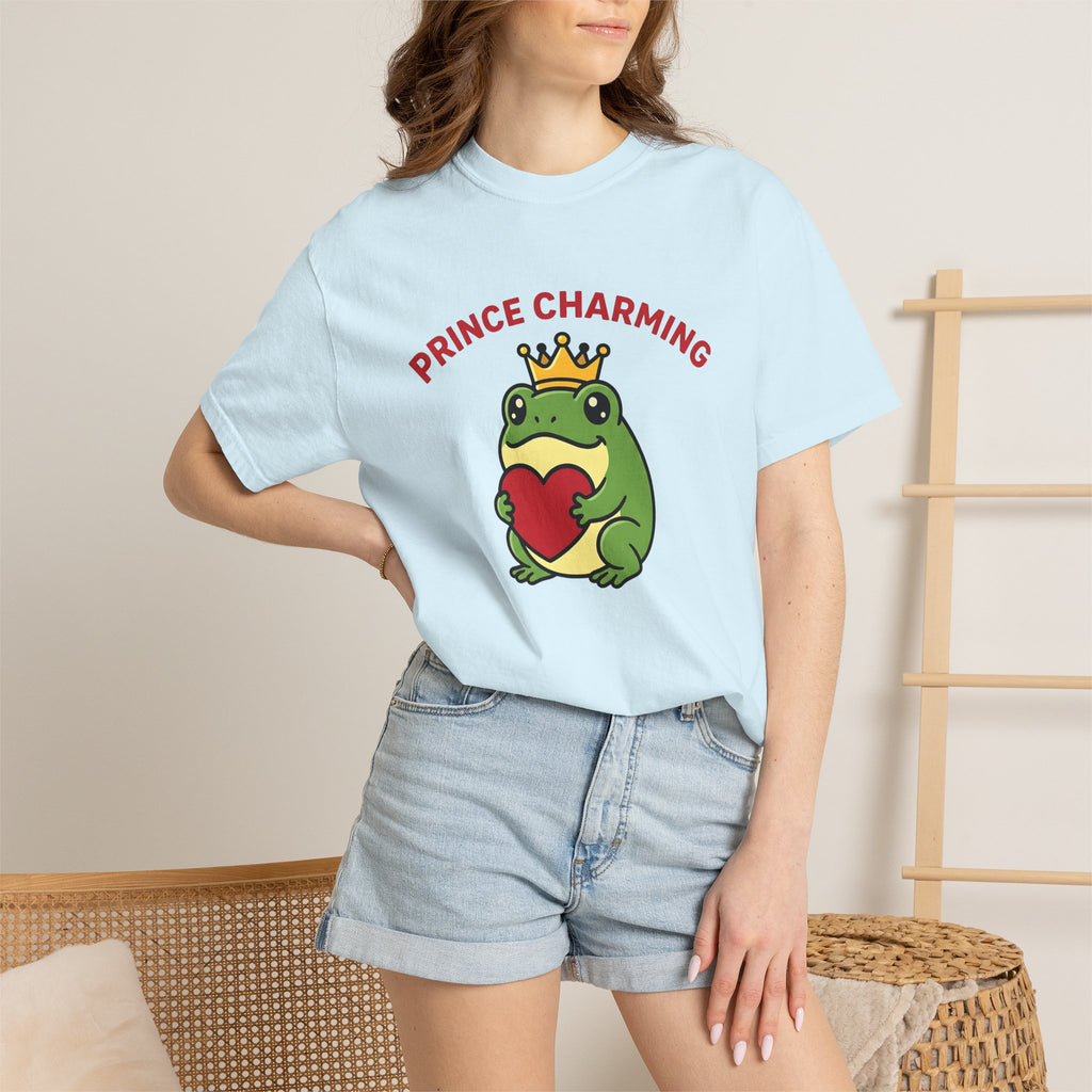 Frog Crown Shirt St. Valentine's Day Creature Gift Women Kawaii Tee Toad T-Shirt Valentine Fan Cute Tshirt Animal Graphic Animated Heart