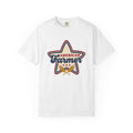 Star Graphic Shirt America Farming Gift Women Vintage Tee Star T-Shirt Patriot Fan Distressed Tshirt Agriculture Graphic Retro Wheat Tshirt