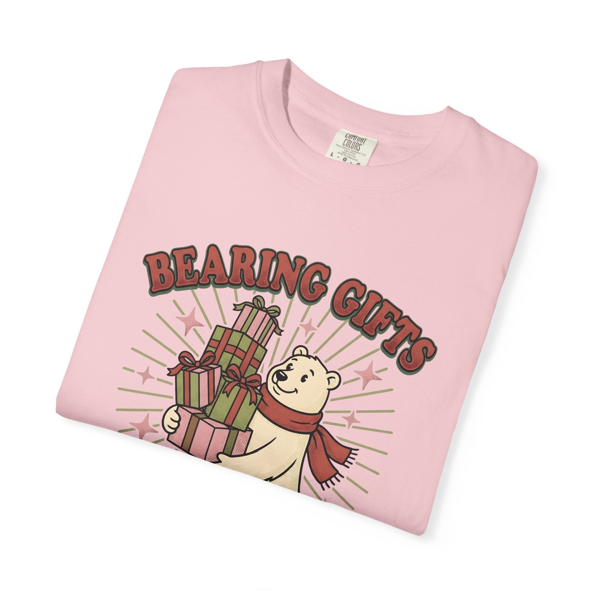 Polar Bear Shirt Christmas Holiday Gift Women Cartoon Tee Ursa T-Shirt Xmas Fan Comic Tshirt Festive Graphic Vintage Presents Tshirt