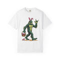Odd Bunny Shirt Easter Fright Gift Women Caricature Tee Rabbit T-Shirt Easter Fan Cartoon Tshirt Scary Graphic Throwback Spring Basket