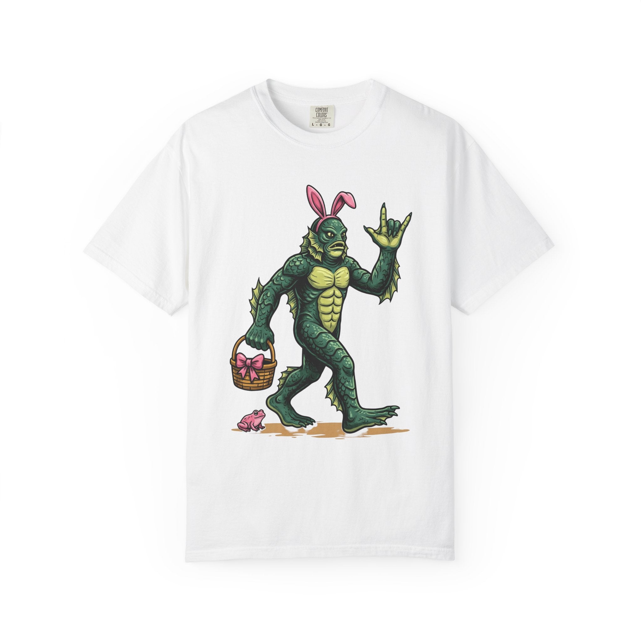 Odd Bunny Shirt Easter Fright Gift Women Caricature Tee Rabbit T-Shirt Easter Fan Cartoon Tshirt Scary Graphic Throwback Spring Basket