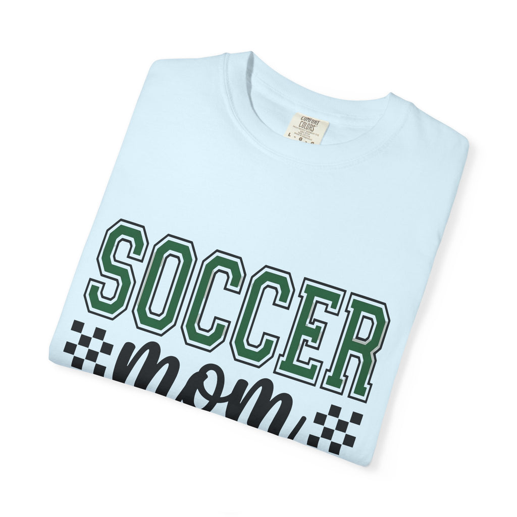 Varsity Text Shirt Mom Sports Gift Women Sporty Tee Letterman T-Shirt Mother Fan Athletic Tshirt Sports Graphic Modern Checkered Tshirt