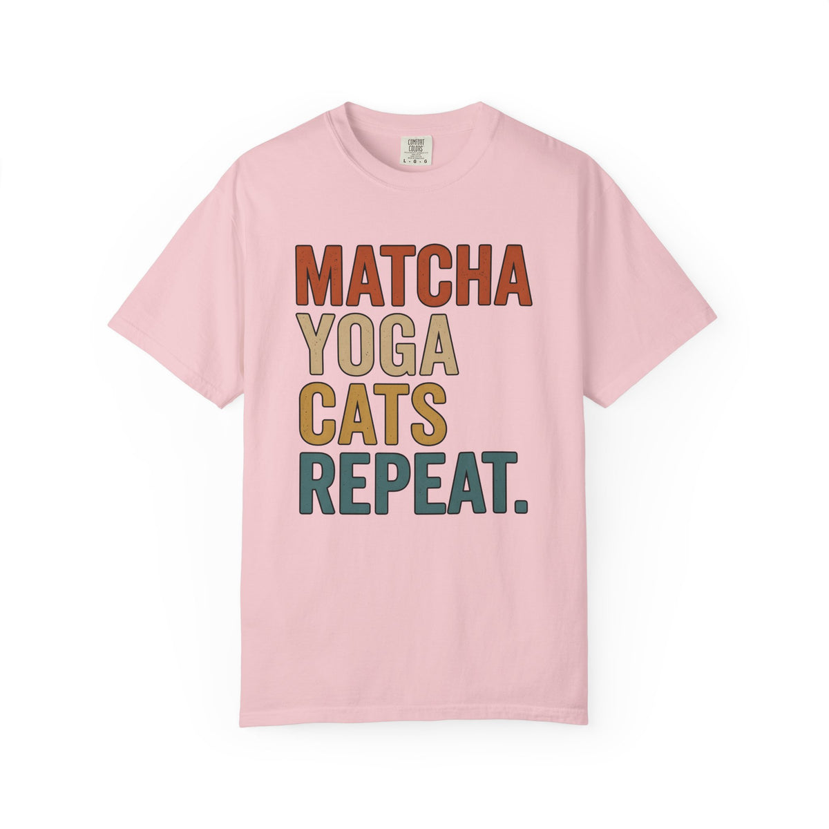 Kitten Yoga Bold Typography T-Shirt – Cat Lover Yogi Design, Unisex Graphic Tee