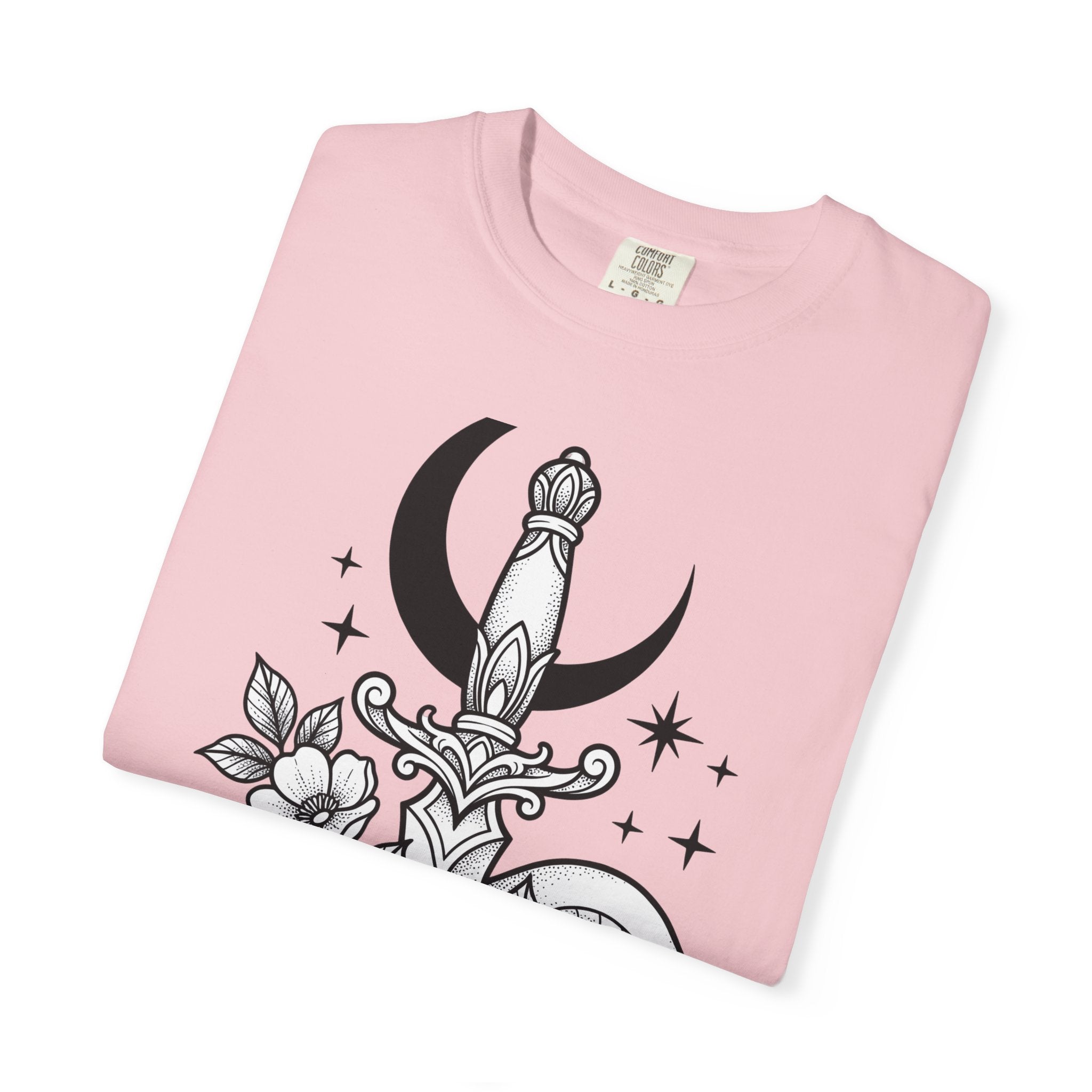 Viper Blade Shirt Boho Chic Alternative Gift Women Body Art Tee Knife T-Shirt Bohemian Fan Tattoo Tshirt Gothic Graphic Clean Lunar Crescent