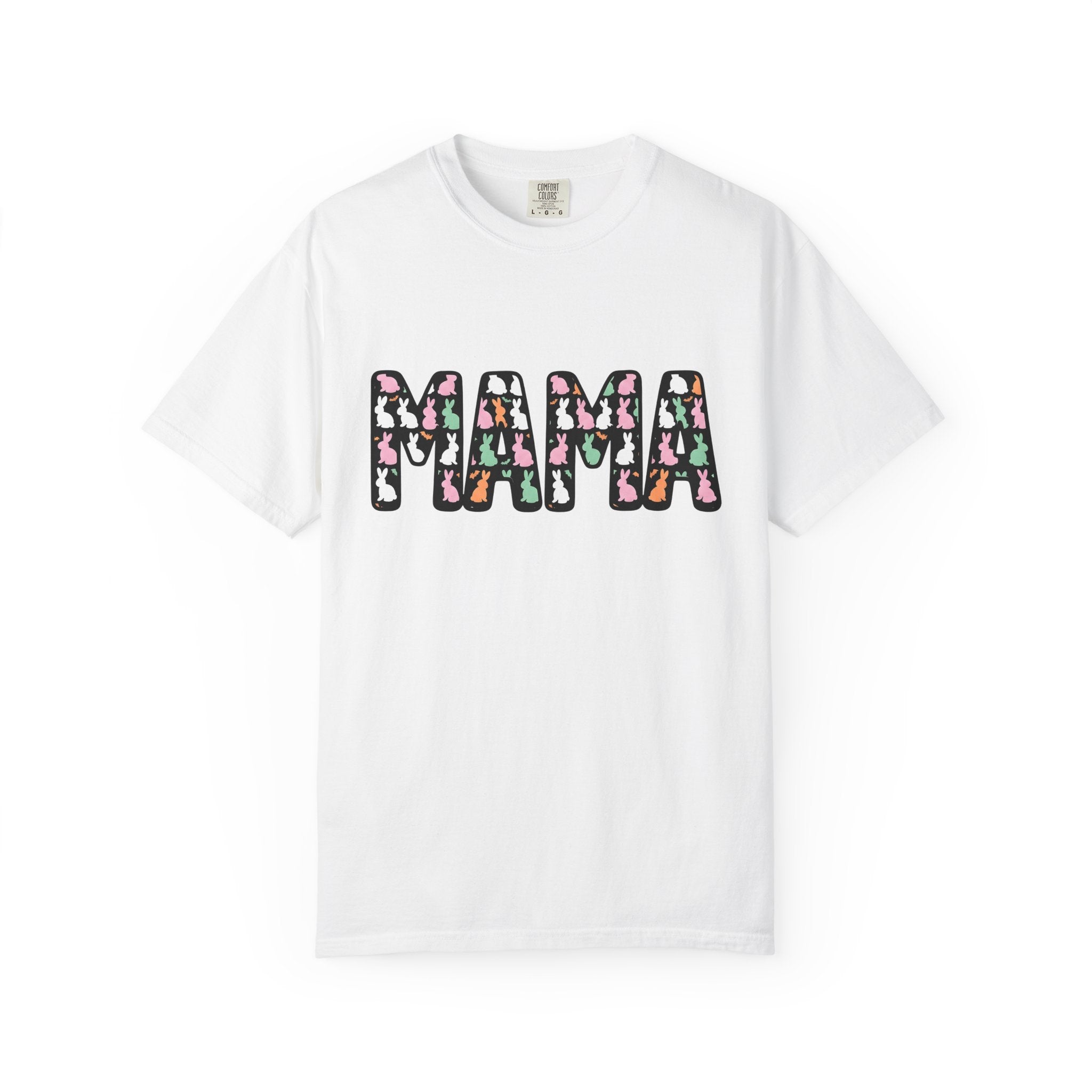Bunny Design Shirt Moms Holiday Gift Women Sweet Tee Rabbit T-Shirt Mom Fan Cute Tshirt Celebration Graphic Lively Gentle Animals Tshirt