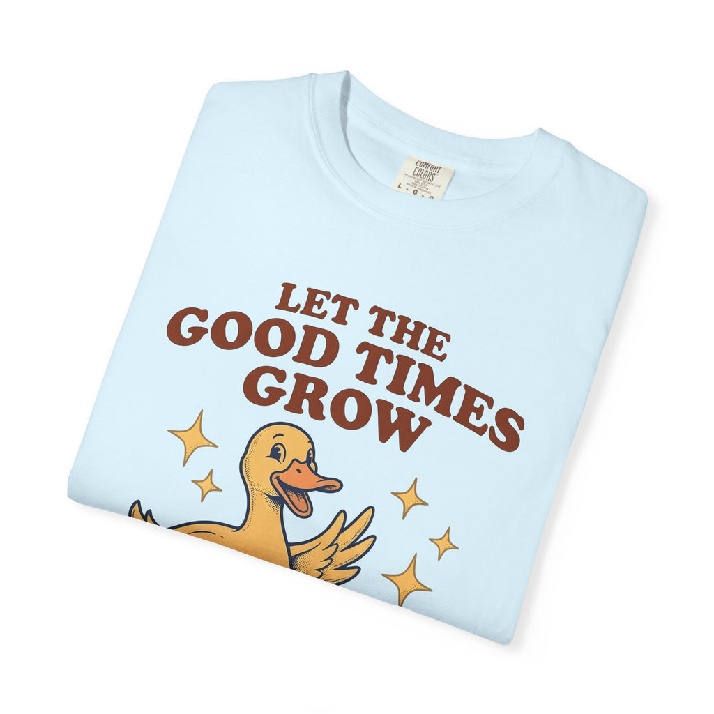 Duck Garden Decor Shirt Gardening Pets Gift Women Farmhouse Tee Duck Statue T-Shirt Gardener Enthusiast Rustic Tshirt Animal Graphic Doodle