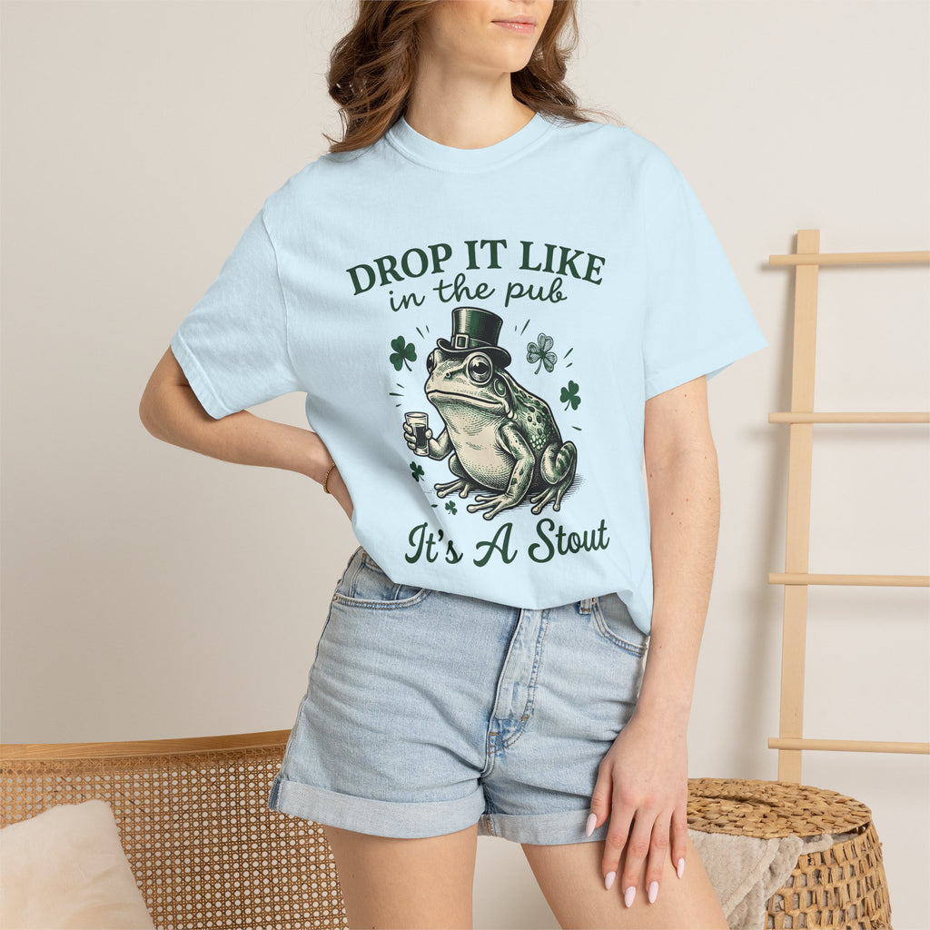 Frog Ale Shirt Funny Random Ireland Gift Women Retro Tee Beer T-Shirt Random Fan Vintage Tshirt Emerald Graphic Sketch Clover Tshirt