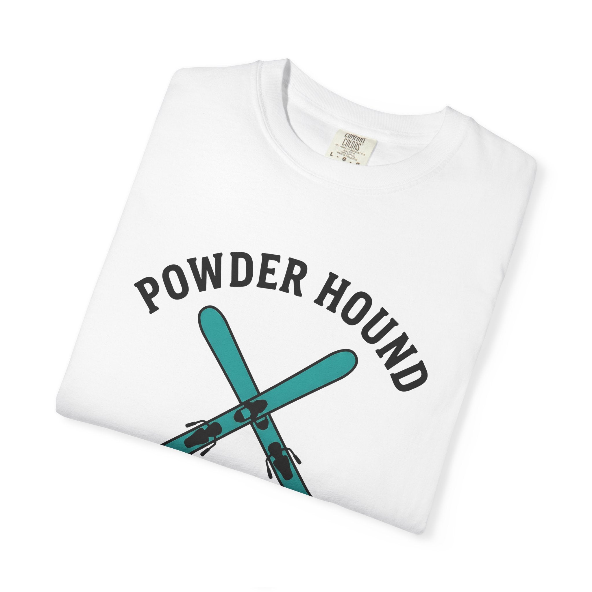 Crossed Snow Skis Shirt Skiing Ice Gift Women Sleek Tee Ski Poles T-Shirt Skier Enthusiast Modern Tshirt Frost Graphic Classic Winter