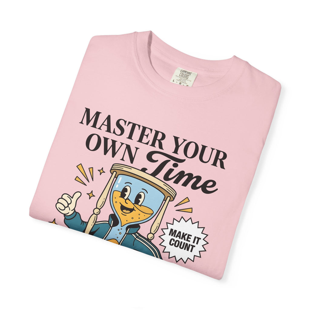 Hourglass Character Shirt Motivational Positivity Gift Women Cartoon Tee Sand Timer T-Shirt Inspiration Enthusiast Comic Tshirt Optimism