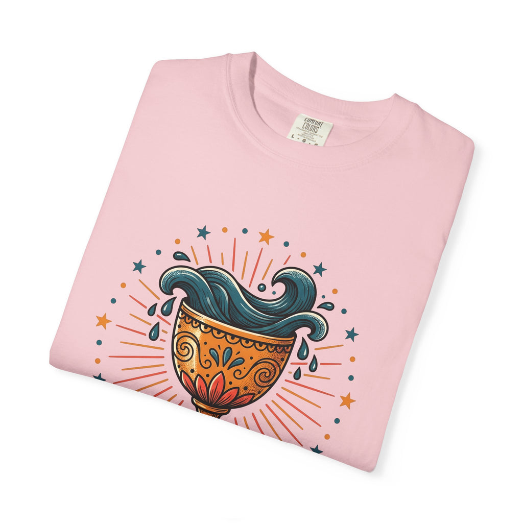 Decorative Goblet Shirt Boho Chic Occult Gift Women Hippie Tee Chalice T-Shirt Bohemian Fan Psychedelic Tshirt Mystical Graphic Retro