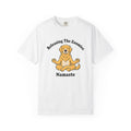 Zen Dog Shirt Yoga Fitness Gift Women Illustration Tee Puppy T-Shirt Fitness Enthusiast Drawing Graphic Workout Doodle Yoga Pose Tshirt