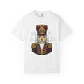 Nutcracker Design Shirt Christmas Celebration Gift Women Hand Drawn Tee Nutcracker T-Shirt Xmas Fan Christmas Illustration Line Art Snow