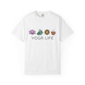 Yoga Essentials Shirt Yoga Wellness Gift Women Minimalist Tee Fitness T-Shirt Yoga Enthusiast Simple Tshirt Self Care Graphic Boho Lotus