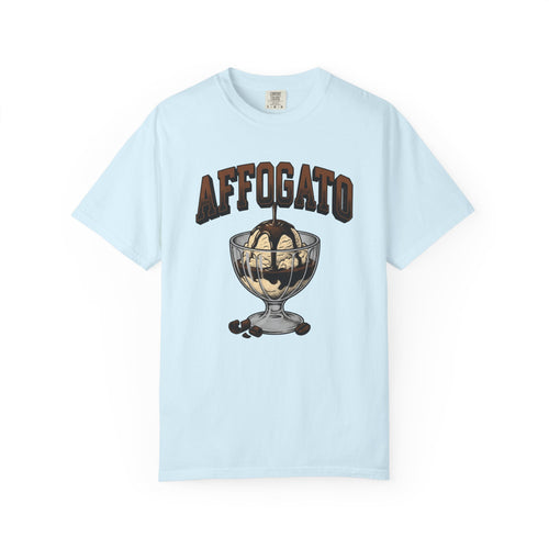 Affogato Treat Shirt Desserts Food Gift Women Retro Tee Gelato T-Shirt Sweets Fan Vintage Tshirt Cuisine Graphic Sketch Coffee Beans Tshirt