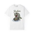 Raccoon Scarf Shirt Funny Wildlife Gift Women Retro Design Tee Raccoon T-Shirt Humor Fan Vintage Tshirt Animal Graphic Sketch Gold Coins