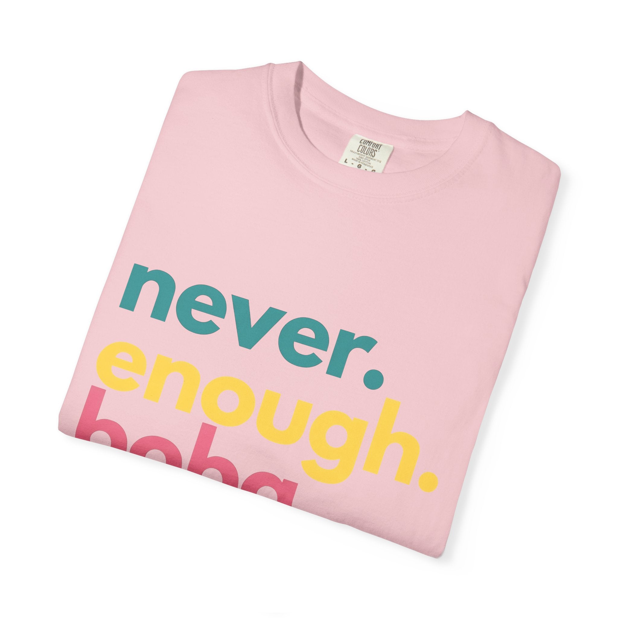 Strong Lettering Shirt Boba Cuisine Gift Women Contemporary Tee Typography T-Shirt Bubble Tea Fan Minimalist Tshirt Food Graphic Simple