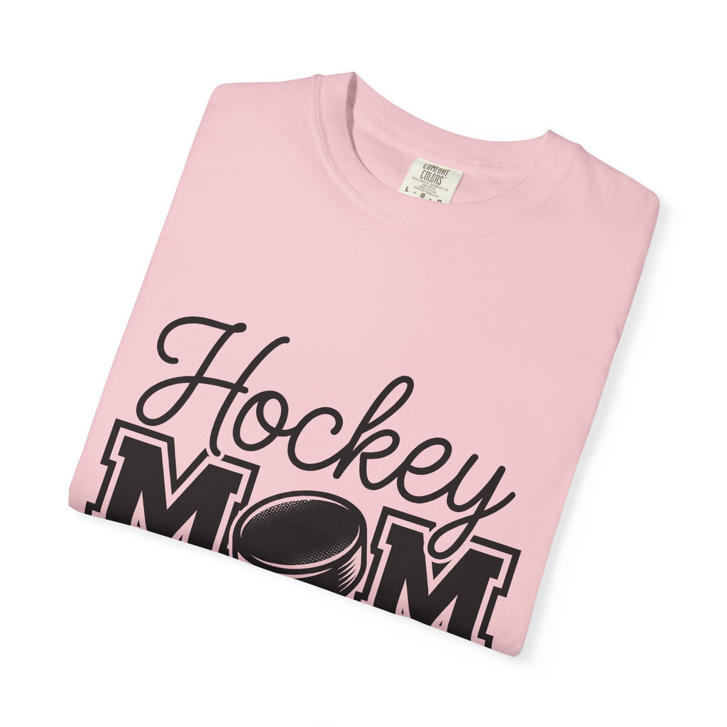 Hockey Puck Shirt Moms Exercise Gift Women Game Day Tee Puck T-Shirt Mother Enthusiast Gameday Tshirt Fitness Graphic Striking College
