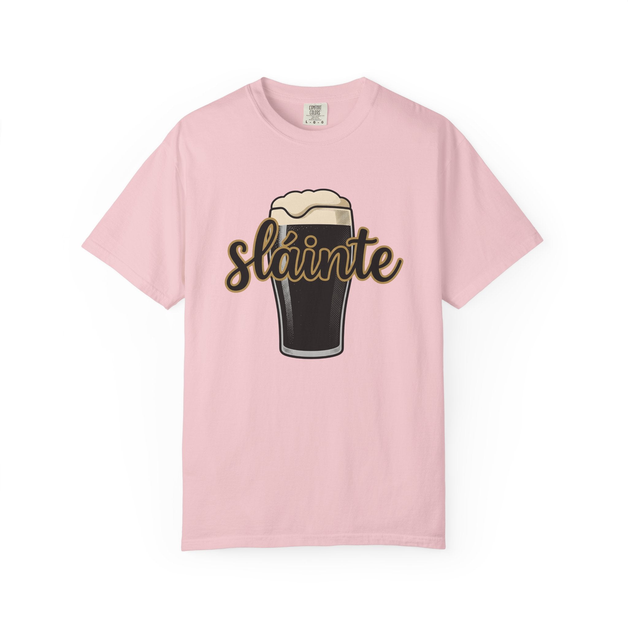 Beer Glass Shirt St Patrick's Day Celtic Gift Women Graphic Tee Pint Glass T-Shirt Irish Fan Typography Tshirt Celtic Design Illustration