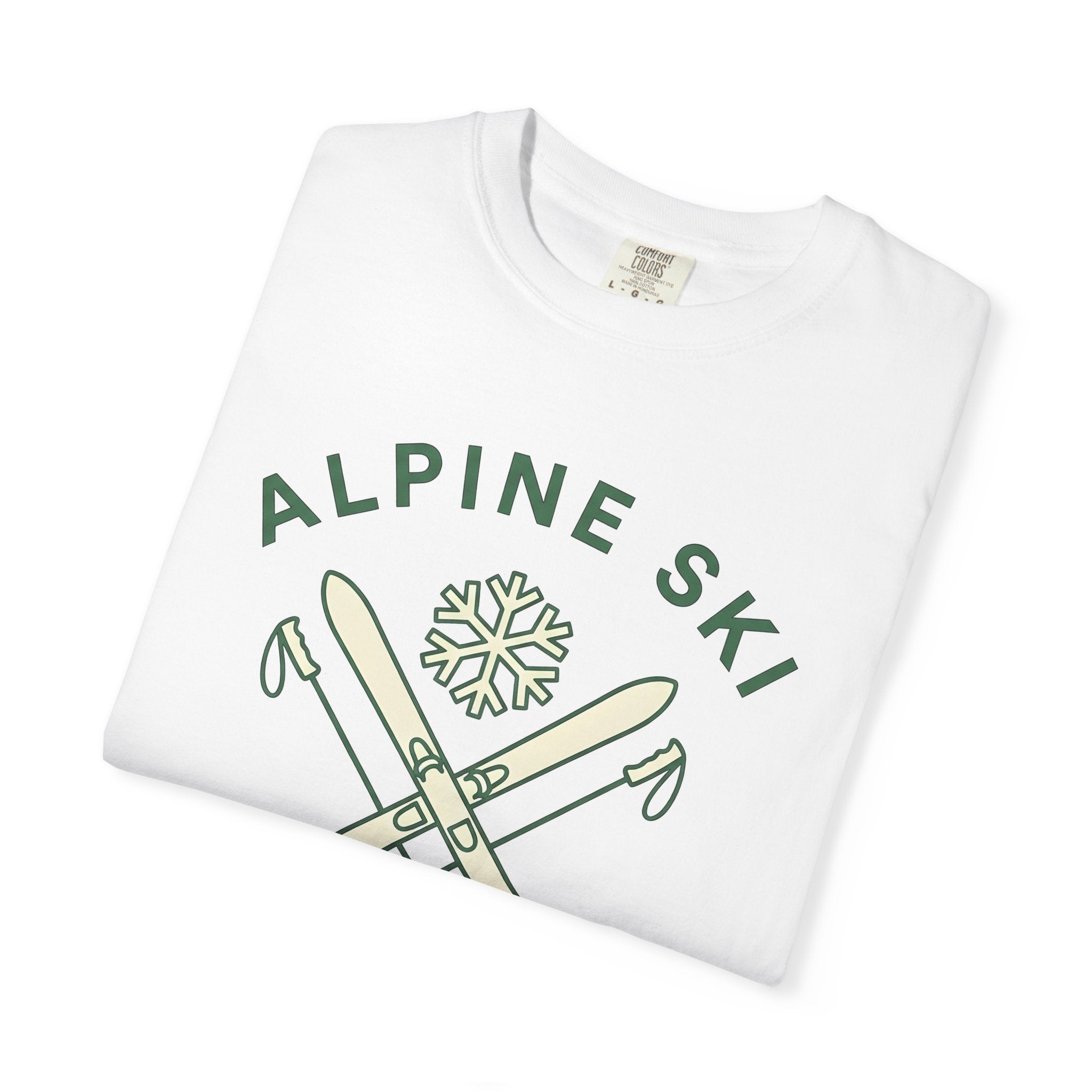 Ski Equipment Shirt Skiing Winter Gift Women Minimalist Tee Ski Gear T-Shirt Snowboarder Enthusiast Simple Tshirt Cold Weather Graphic
