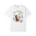Chocolate Hare Shirt Easter Critter Gift Women Antique Tee Bunny T-Shirt Easter Fan Vintage Tshirt Creature Graphic Cartoon Blossom Tshirt