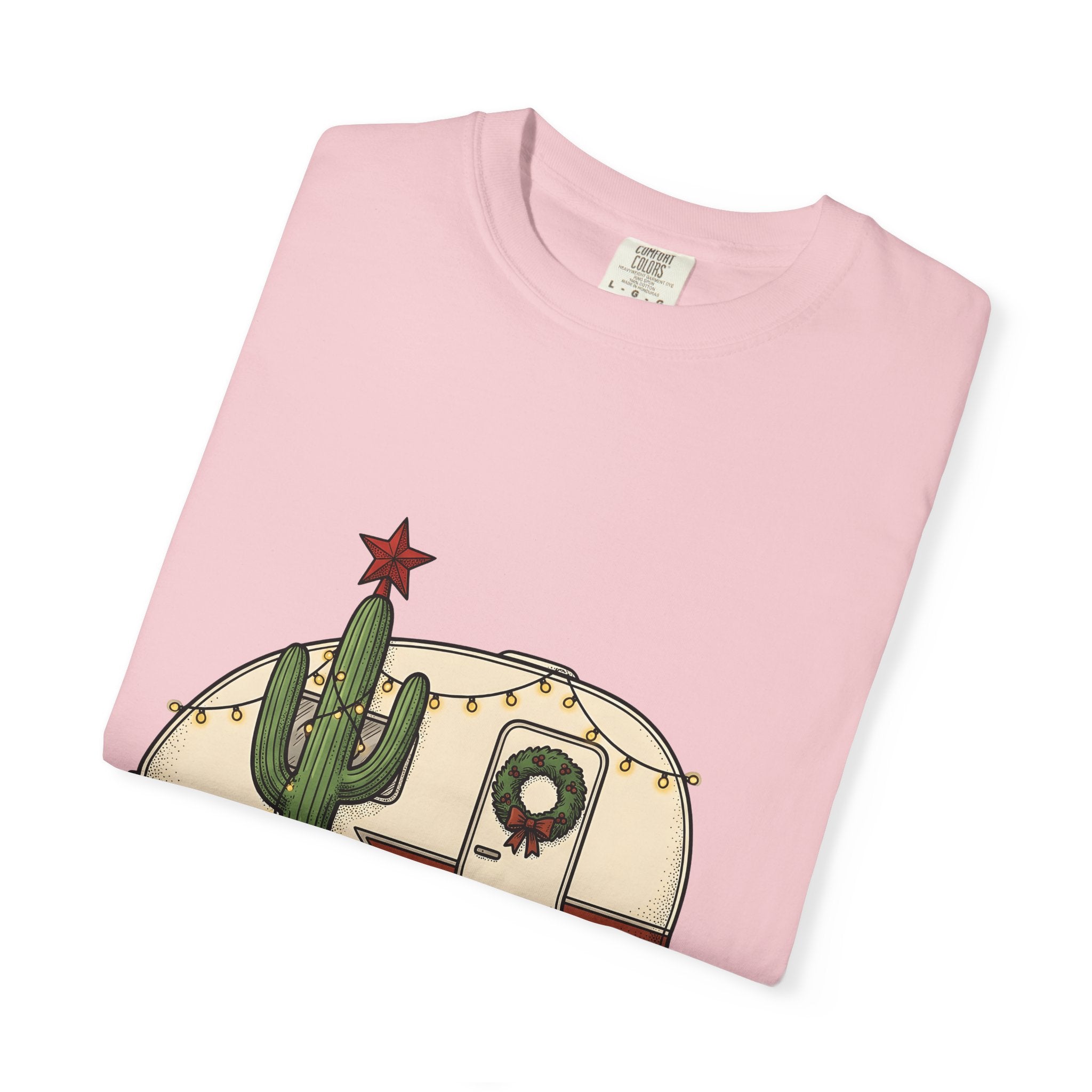 Succulent Trailer Shirt Camping Holiday Gift Women Hippie Tee Succulent Cart T-Shirt Camper Fan Boho Tshirt Christmas Graphic Retro Garland