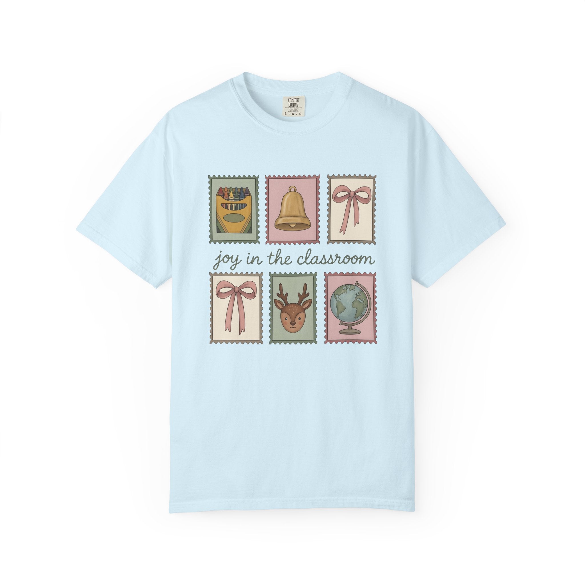 Classroom Stamps Shirt Teachers School Gift Women Whimsical Tee Rubber Stamp T-Shirt Educator Enthusiast Vintage Tshirt School Graphic