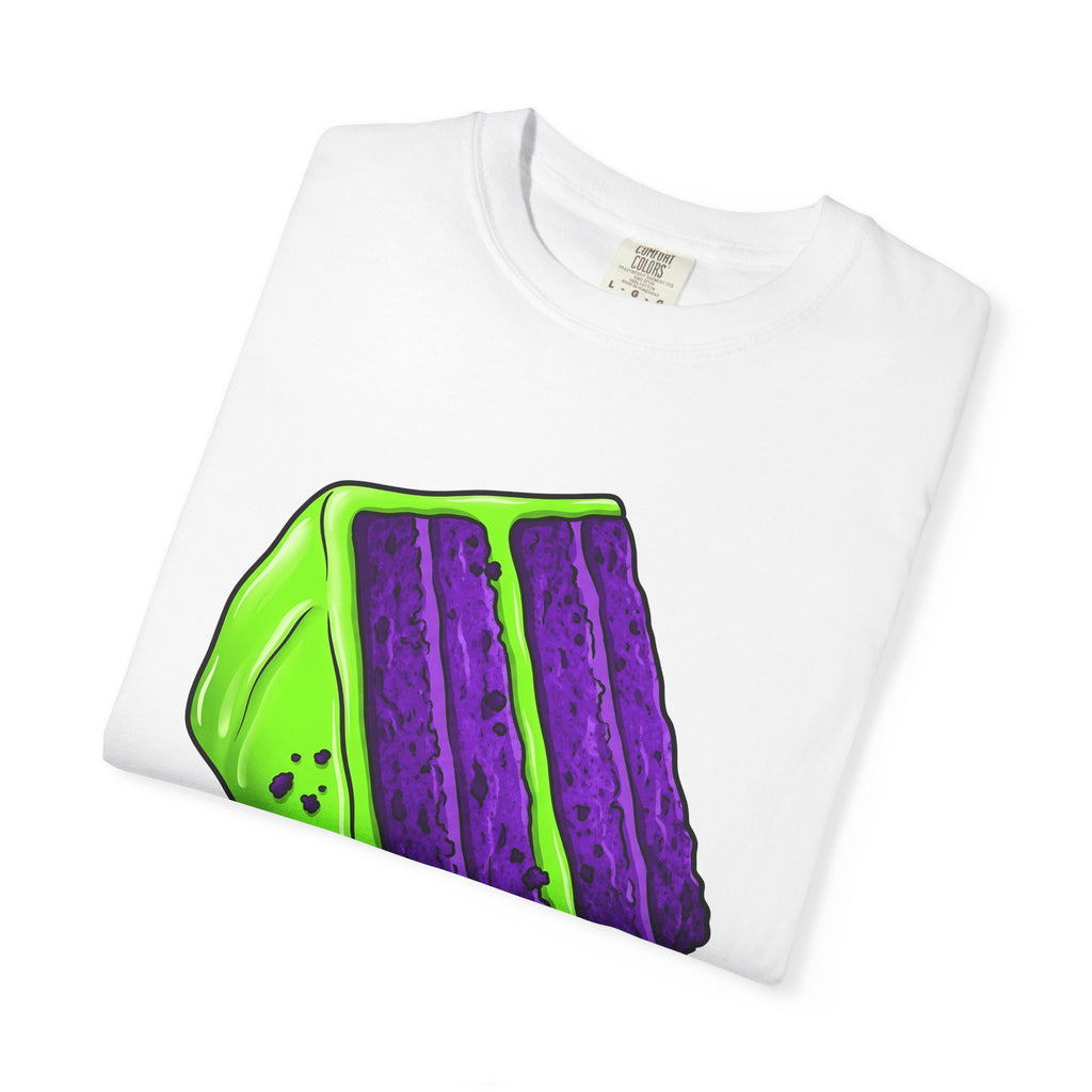 Cake Piece Shirt Desserts Pastries Gift Women Hand Drawn Tee Cake Slice T-Shirt Dessert Fan Illustrated Tshirt Pastry Design Brush Stroke