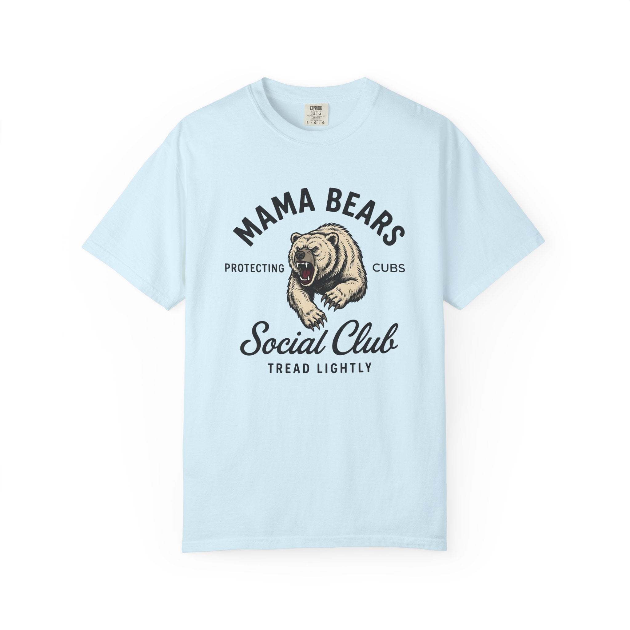 Bear Art Shirt Moms Kin Gift Women Old School Tee Bear T-Shirt Motherhood Fan Retro Tshirt Family Graphic Cartoon Yelling Mouth Tshirt