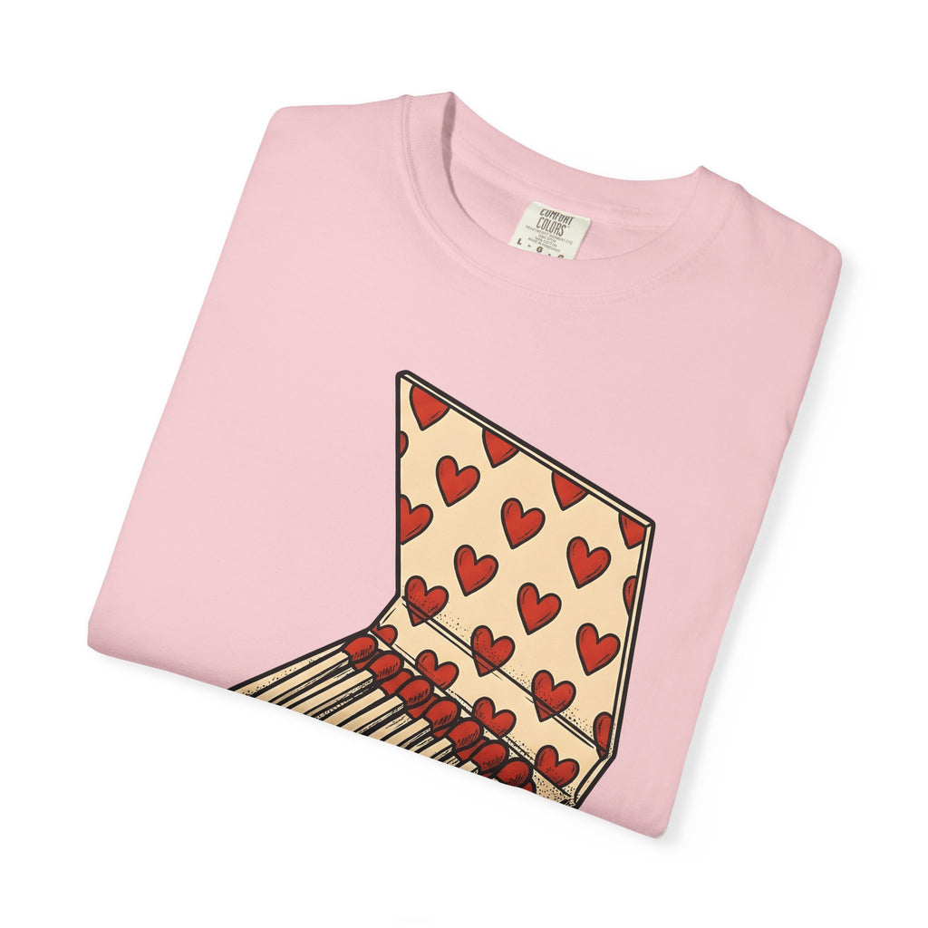 Heart Boxes Shirt St. Valentine's Day Relationships Gift Women Old School Tee Heart Box T-Shirt Valentine Fan Vintage Tshirt Love Graphic
