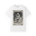 Hooded Character Cats Shirt Cat Quiet Gift Women Divination Tee Kitty Cat T-Shirt Cat Fan Occult Tshirt Silent Graphic Antique Lamp Tshirt