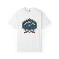Paddle Boat Sunset Shirt Sports Exploration Gift Women Distressed Tee Pontoon Boat T-Shirt Athlete Fan Vintage Tshirt Adventure Graphic
