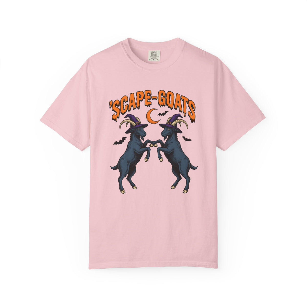 Witch Goats Shirt Halloween Animals Unisex Gift Spooky Tee Goat T-Shirt Horror