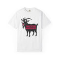 Yelling Goat Shirt Funny Pet Gift Women Comic Tee Bleating Goat T-Shirt Humor Fan Cartoon Tshirt Animal Graphic Vintage Large Font Tshirt