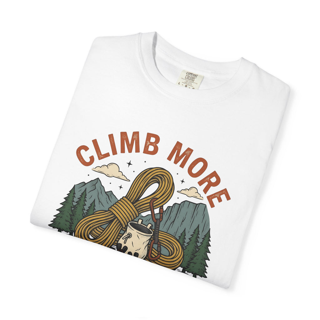 Mountaineering Gear Shirt Climbing Nature Gift Women Travel Tee Climbing Equipment T-Shirt Mountaineer Enthusiast Adventure Tshirt