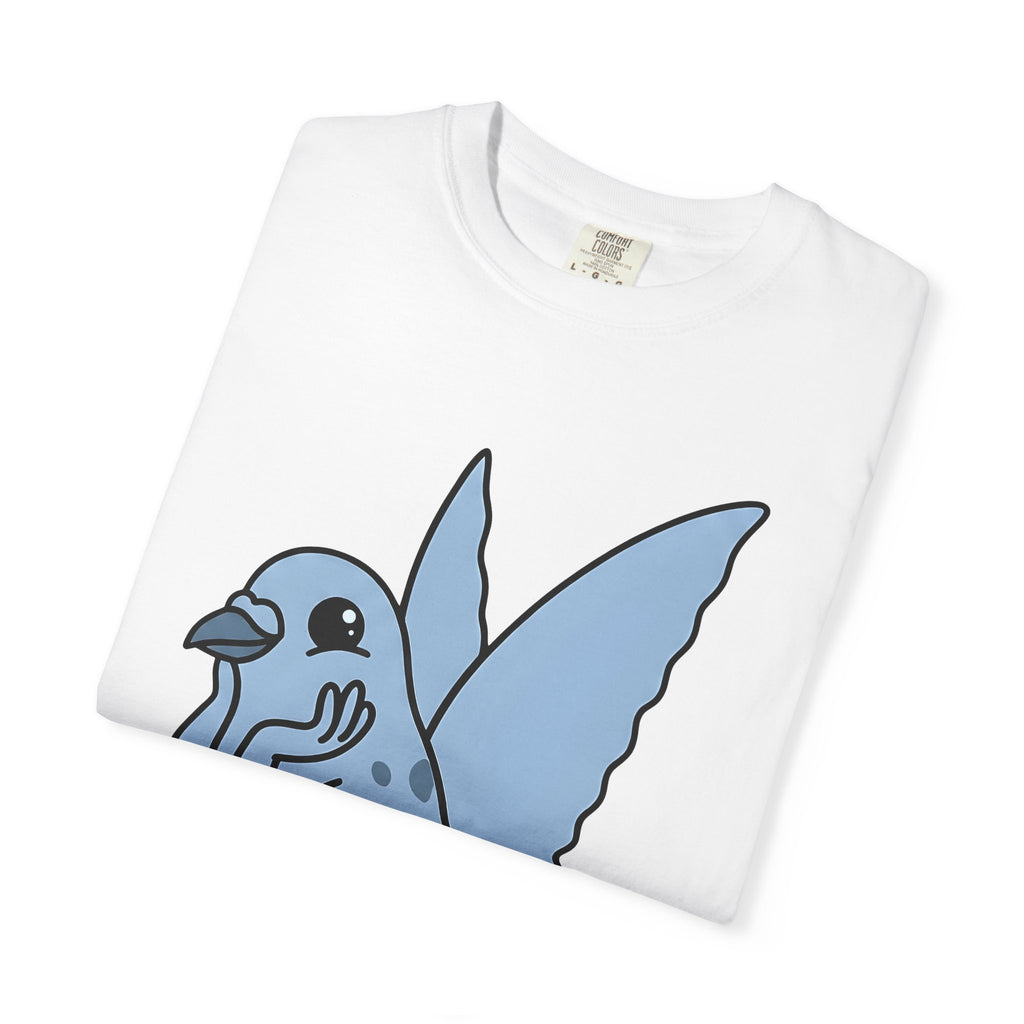 Fairy Bird Shirt Cute Fantasy Gift Women Kawaii Tee Sprite T-Shirt Adorable Fan Cartoon Tshirt Mythical Graphic Minimal Wings Tshirt