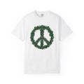Lucky Peace Sign Shirt St Patrick's Day Counterculture Gift Women Indie Tee Peace Symbol T-Shirt Shamrock Fan Hippie Tshirt Alternative