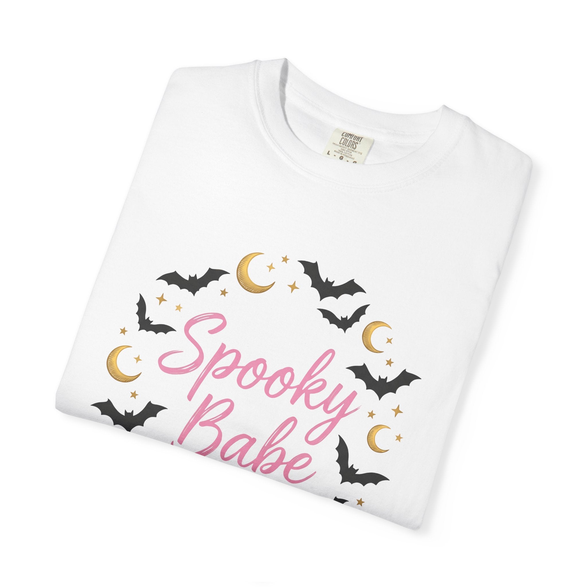 Bat Moon Image Shirt Halloween Eerie Gift Women Sweet Tee Lunar T-Shirt Horror Fan Spooky Graphic Tshirt Classic Shining Stars Tshirt